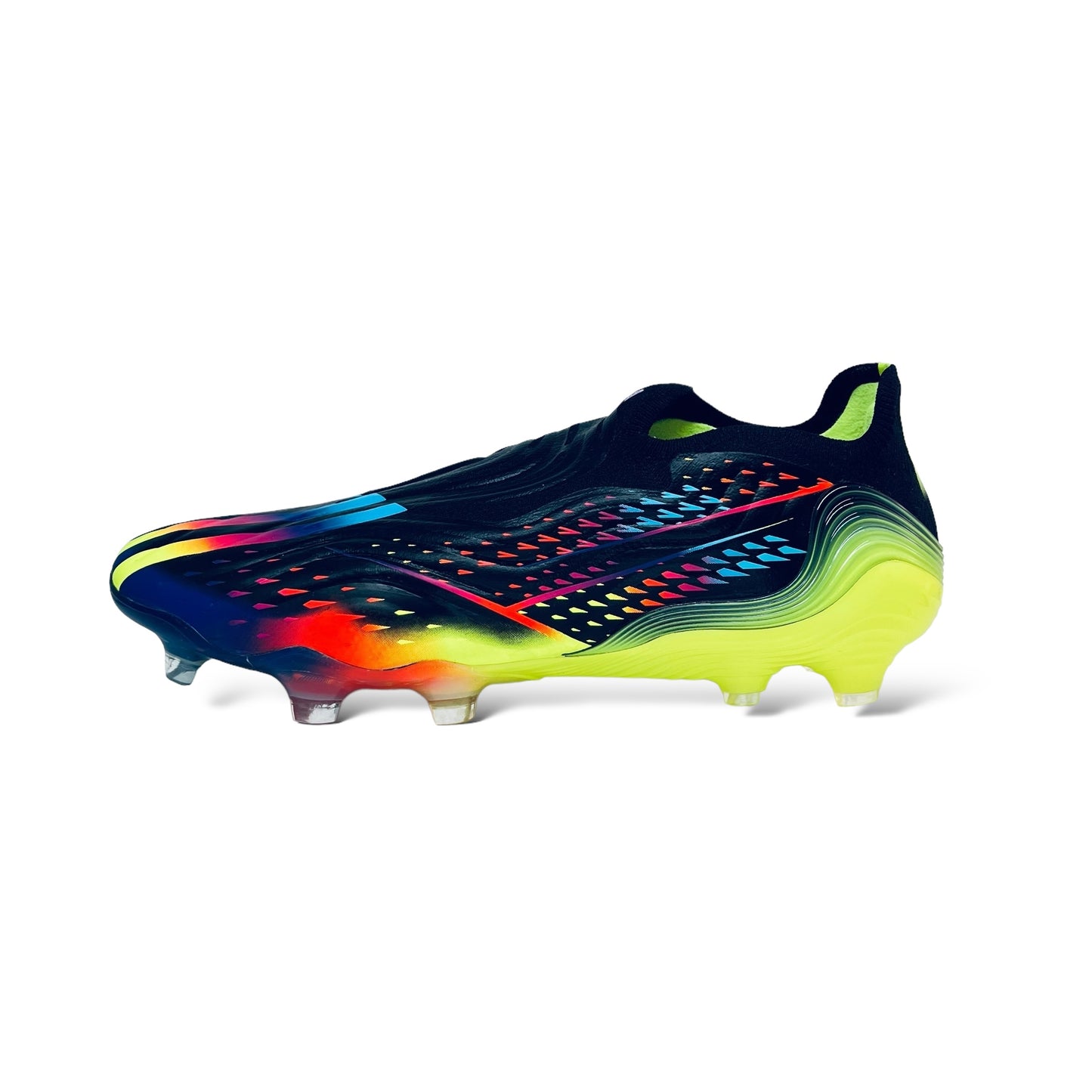 adidas Copa Sense + FG - Al Rihla - Core Black/Bright Cyan/Solar Yellow