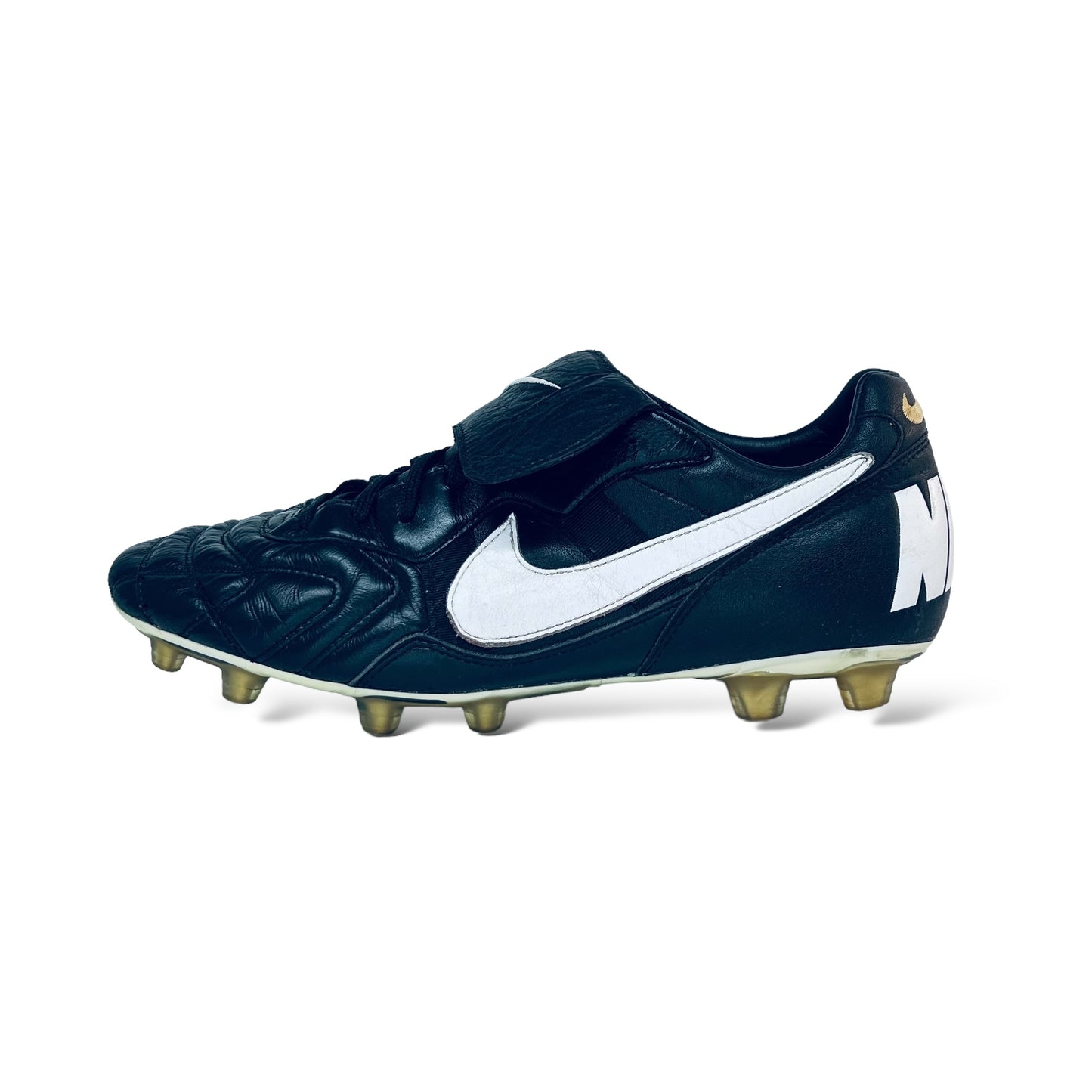 Nike Tiempo 94 Football Boots - Black/White/Del Sol/Gold