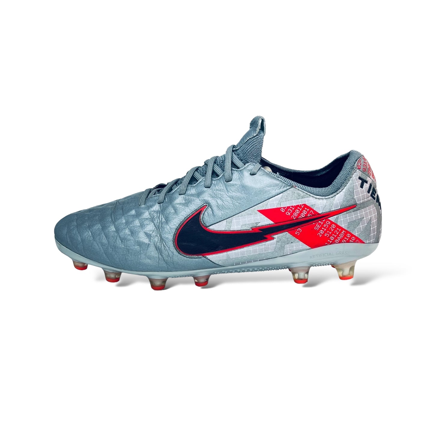 Nike Tiempo Legend 8 Elite AG - Grey/Red/Black