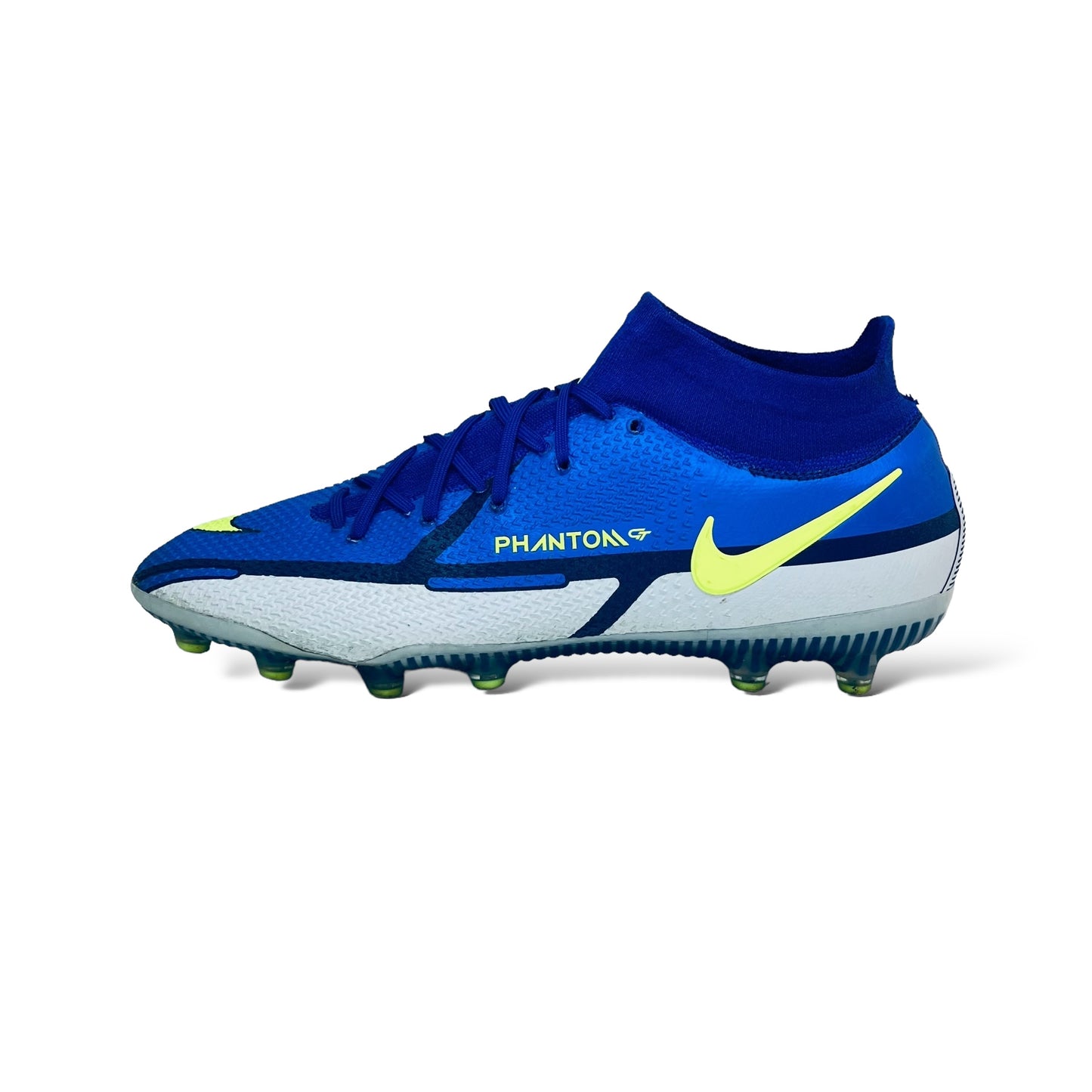 Nike Phantom GT 2 DF Elite AG - Recharge - Blau/Neon/Grey Fog/Blau