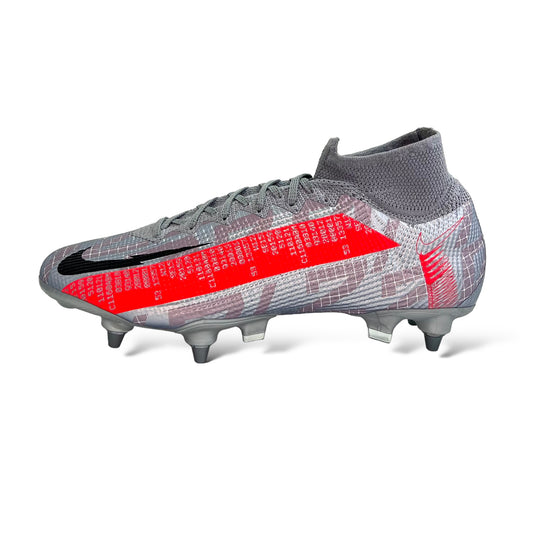 Nike Mercurial Superfly VII Elite FG - Silver/Red