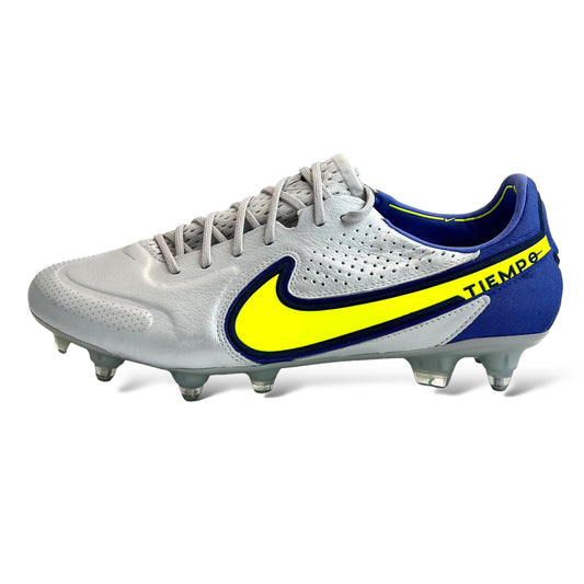 Nike Tiempo Legend 9 Elite SG-Pro AC-Recharge-Grey Fog/Neon/Blue