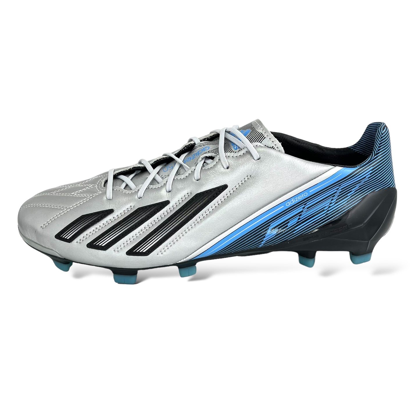 Adidas F50 Adizero LTH TRX FG-Silver/Black/Blue